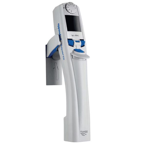 Eppendorf Repeater E3, with charging adapter, charger stand 2 and Combitips adv. assorted packs