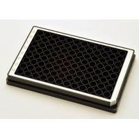 Product Image of Microplate 384/F-PP, schwarze Wells, Umrandungsfarbe weiß, PCR clean, 80 Platten (5 x 16 Stück)
