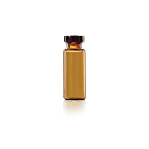 DWK Wheaton 1,5 ml Fläschchen, Boro mit Standard-Bördelrand, braun, 1000 St/Pkg