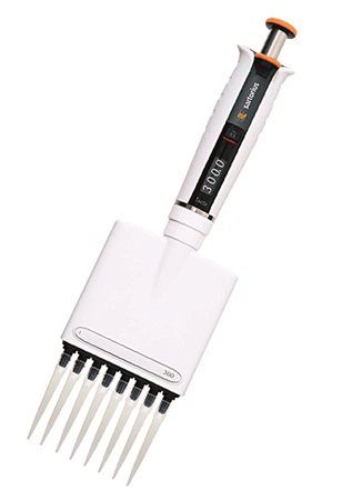 Sartorius Tacta mechanische Pipette, 8-Kanal, 30-300 μl