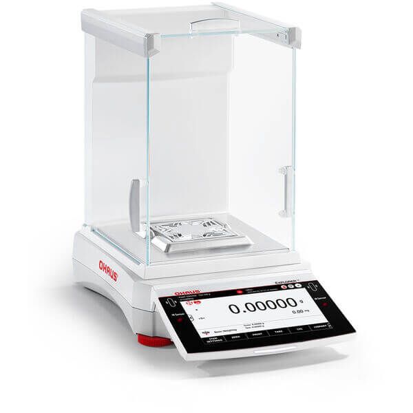 Ohaus Semi-mikro Waage Explorer EXR125M, Ablesbarkeit (d) 0,01mg, Wägebereich 120g, EU-Zulassung
