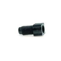 Product Image of Nut, PP, flanged black 1/8, 1/4 -28, minimum order amount = 11 pcs