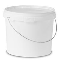 Product Image of Temper evident Bucket with Metal Handle, with Cover, without UN-App., 8 l, 212 mm, Ø: 266 mm, 45 pc/PAK