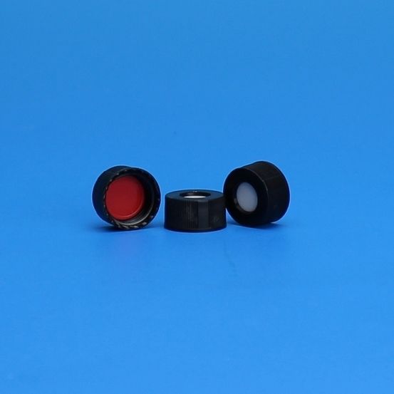 JG Finneran 9 mm R.A.M, Ribbed Cap, Black, Bonded PTFE/Silicone Lined, 10 x 100 pc/PAK