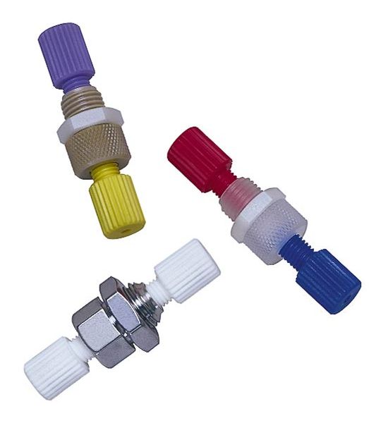 Vici Valco Cheminert Schott Verbindung 1/4''-28, für 1/8'' AD-Schlauch, 1,5 mm Bohrung, PEEK
