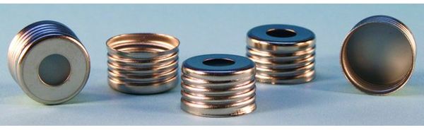 Supelco PK. 100, SCREW CAP, SILICONE/PTFE, 18MM