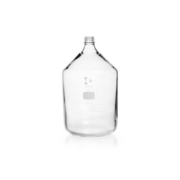 Duran Group DURAN GL 45 Production Bottle, clear, increased wall thickn., w/o cap and ring, 10000ml
