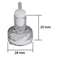 Product Image of Filter, Glass, Last Drop 40 -100 um, glass filter, incl. connector JR-9000-0525GC