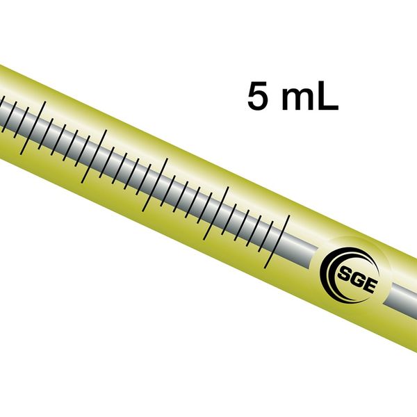 Trajan (SGE) Autosampler-Spritze, 5 ml, Nadel: austauschbar, 22 G, L: 51 mm, PTFE-Kolbenspitze, gasdicht