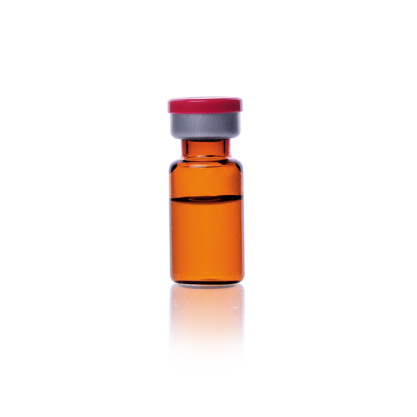 DWK Wheaton WHEATON COMPLETEPAK Kit, 2mL Amber Sterile Vial (278), 13mm Omni Flex 3G Sterile Serum Stopper (285), Sterile Red Seal (285), 278 pc/PAK