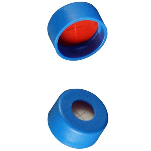 Microsolv Snap Cap light blue with SOFT-Guard Septa SIL/PTFE, +slit, 1000 pc/PAK