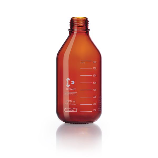 Duran Group Laborflasche, 1000 ml druckfest, braun DURAN, 10 St/Pkg