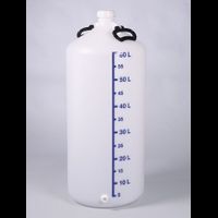Vorratsflasche mit Gewindestutzen, HDPE, 60 l, mit Verschluss, alte Artikelnr. 0402-60