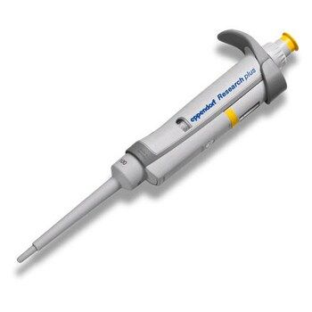 Eppendorf EP Research plus, Einkanalpipette, variabel, 10 - 100 μl, gelb, inkl. epT.I.P.S. -Box