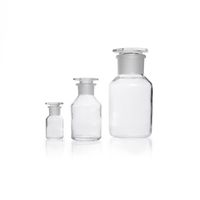 Product Image of Weithalsflasche, KSG (klar), NS 29/22, 100 ml, Glas-Stopfen, 10 St/Pkg