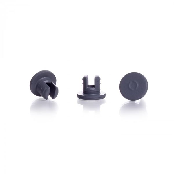 DWK Kimble Grauer Butyl-Lyophilisierungsstopfen mit zwei Beinen, 20 mm, 1000 Stück/Pkg
