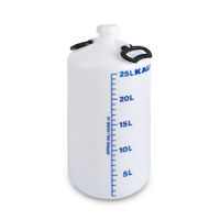 Product Image of Round canister 25 L, S65, HDPE, dimensions WxHxD: 278 x 580 x 278 mm