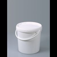 Packaging bucket, PP white, 10 l, w/ closure, old No. 2327-10
