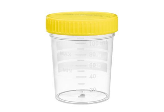 724411 - Multipurpose beaker, polypropylene, 120 ml graduated, yellow ...