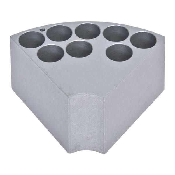 Ohaus Sectional block for 16 mm test tubes, for Guardian x000 with aluminum plate
