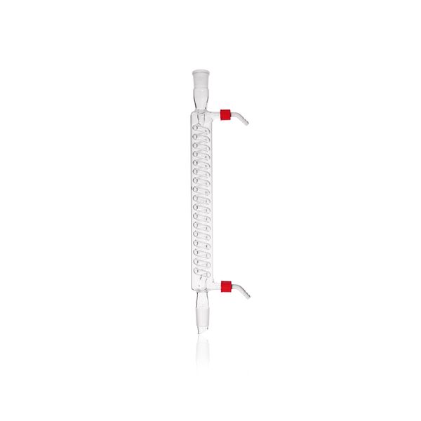 Duran Group DURAN Schlangenkühler, mit 2 abschraubbaren Kunststoff-Oliven, NS 24/29, Mantel 300 mm