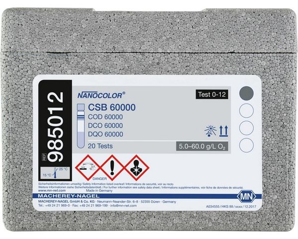 Macherey-Nagel Rundküvettentest NANOCOLOR CSB 60000, Rundküvettentest NANOCOLOR Barcodetest