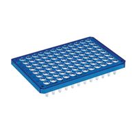 Product Image of PCR plate 96, semiskirted, blue 25 pcs.