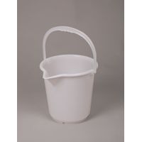 Product Image of Bucket HDPE, white, w/ spout and scale, 10,5 l