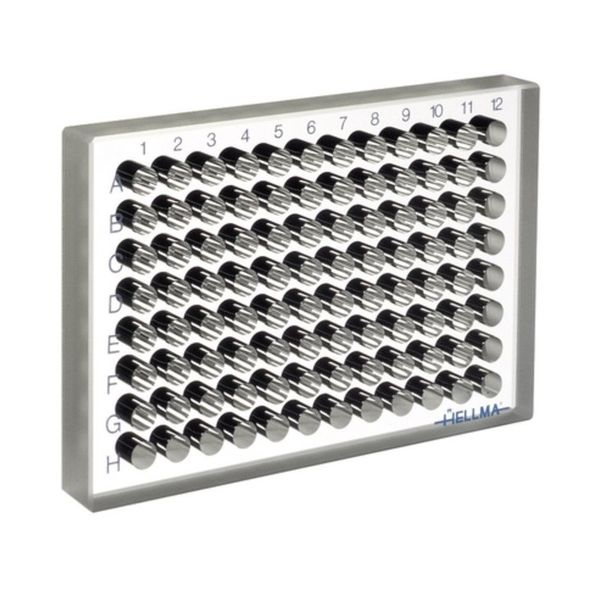 Hellma Microplatte/Quartz Glass 730.009-QG with 96 wells
