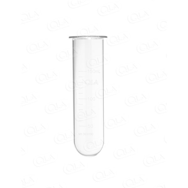 QLA Glasgefäß, 150 ml, braun, für Hanson SR8-Plus Geringvolumen, Serialized