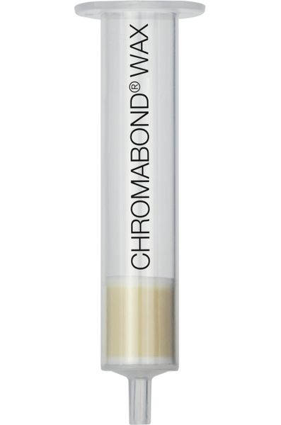 Macherey-Nagel SPE Cartridge, ChromaBOND Columns WAX, 30 μm, 6 ml, 500 mg, PP, with PE Filter Elements, 30 pc/PAK