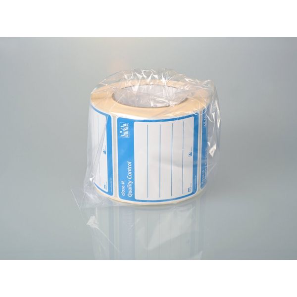 Bürkle close - it Verschluss - Siegel, 95 x 95 mm, blau, 500 St/Rolle, alte Artikelnr. 5303-15