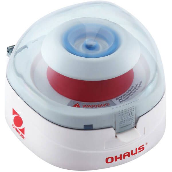 Ohaus Frontier 5000 Mini-Zentrifuge, FC5306, EU, Höchstlast 8 x 1,5/2 ml, 0 - 6000 rpm, 100-230V, inkl Winkelrotor 8 x 1,5/2,0 ml u. Winkelrotor 4 x 8