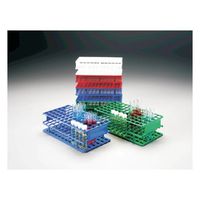 Product Image of Test tube rack Unwire/PP, red 6x12 holes for tube dia. 16mm