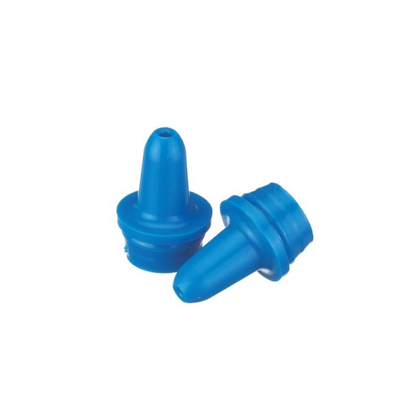 DWK Wheaton 15 mm LDPE dropper bottle tip, for 15-415 screw cap and 7-15 ml dropper bottle, blue, 1000 pc/PAK