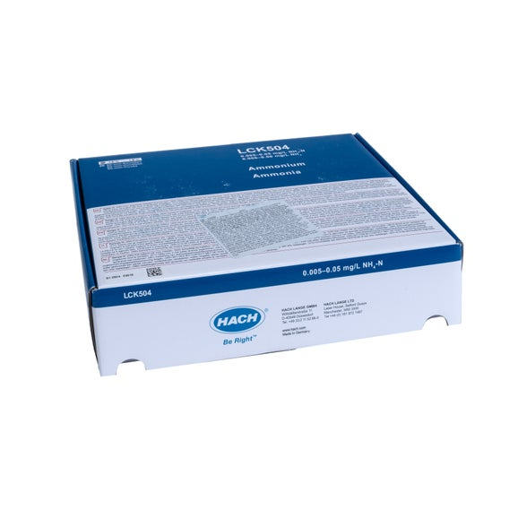 Hach Lange Ammonium Küvetten-Test 0,005-0,05 mg/L NH4-N, 20 Bestimmungen, für DR6000, DR3900
