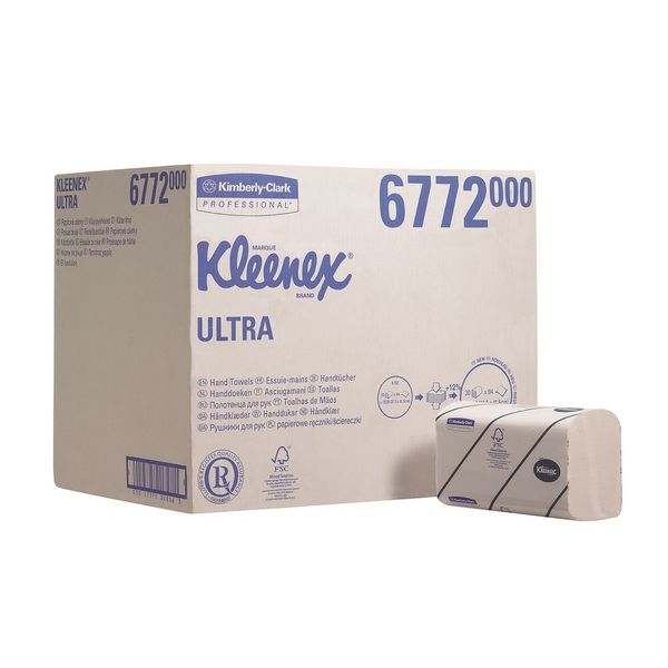 Kimberly-Clark KLEENEX Ultra towels - large 21,5 x 41,5 cm, 30 pack of 94 pieces