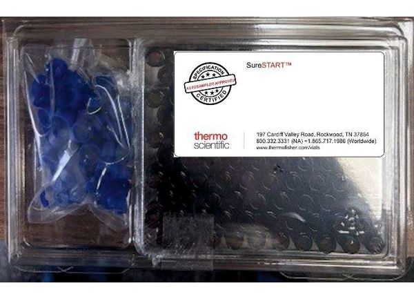 Thermo Fisher Scientific MSCERT+ Kit Fläschchen 2 ml, klar, Schraubverschluss 9 mm, kurzes Gewinde, Patch-Kappe, Schraubverschluss 9 mm, blaues PP, 