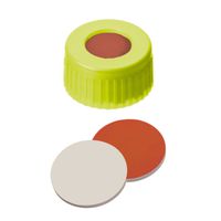 Product Image of Kurzgewindekappe, ND9 PP, gelb, 1,0 mm, RedRubber/PTFE beige geprüfte IH-Qualität, 1000/PAK