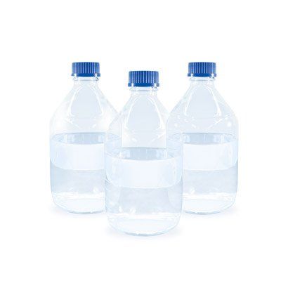 Interscience Glass bottle, 2 l, GL45, autoclavable, for easySpiral, 3 pc/PAK
