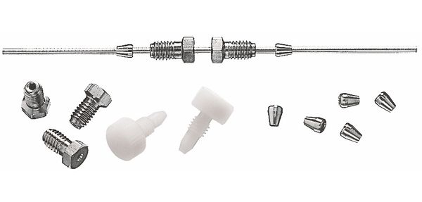 Macherey-Nagel Ersatzkapillare für den Column-Protection-System-Vorsäulenhalter (REF 718966), Spezial-Kapillare aus Stahl mit Anschlussschraube und 