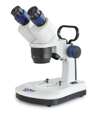 Kern OSE 421 - Stereo Microscope Binocular, Greenough, 2/4x, WF 10 x 20, 1W LED
