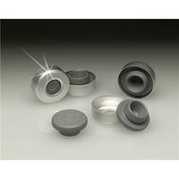 Product Image of Alu Crimp Cap and Grey Butyl Rubber Stopper Septum for Headspace Vials, 1000/PAK