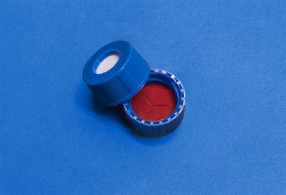 JG Finneran 9 mm R.A.M, Ribbed Cap, Royal Blue, PTFE/Silicone Lined with Y Cut, 10 x 100 pc/PAK