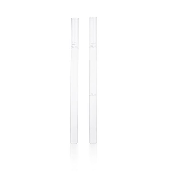 DWK Kimble KIMAX Farbvergleichsröhrchen, 300 mm, 200-220 Skalenlänge, passendes Set mit 12 Stück, 50 ml