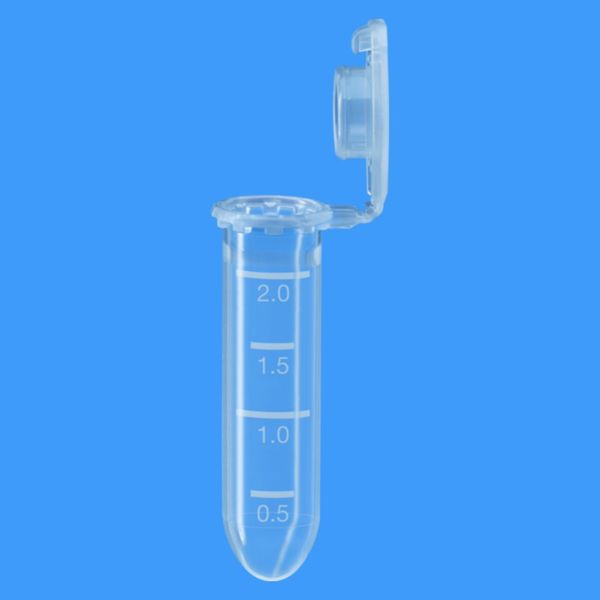 Sarstedt SafeSeal PCR Reagiergefäß, PP, 2 ml, transparent, PP Verschluss transparent, mit Graduierung und Schriftfeld, Protein Low Binding, 16 x 50 St