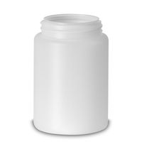 Product Image of Wide Mouth Jar, HDPE, without Screw Cap, 500 ml, RD 70, 124 mm, Ø ext.: 83 mm