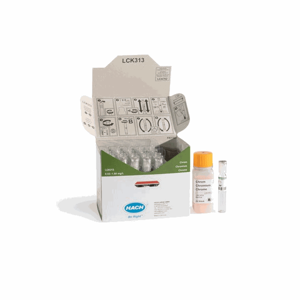 Hach Lange Chrom (III und VI) Spur Küvetten-Test 0,005-0,25 mg/L Cr, 25 Bestimmungen/Pkg