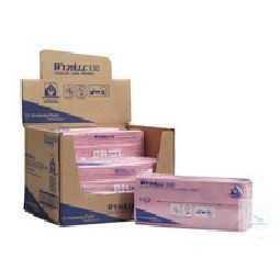 Kimberly-Clark WYPALLx50 Wischtücher, rot, 25x42 cm HYDROKNIT, 59g/qm, 6 Beutelx50Tücher