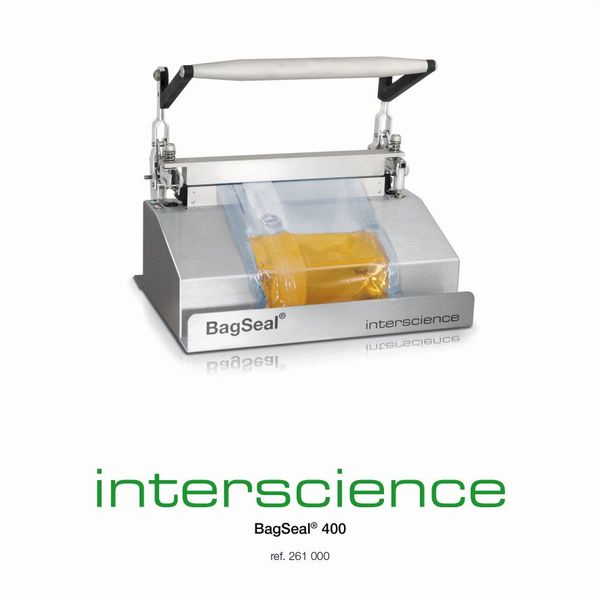 Interscience BagSeal 400 , Wärmedichtungseinheit, max. 400ml Stomacherfilterbeutel BagFilter / BagPage